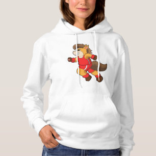 Pull À Capuche Cheval à la course