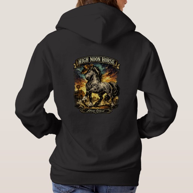 Pull À Capuche Cheval de midi -  (Dos)