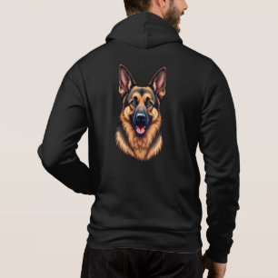 Pull À Capuche Chien berger allemand - Amour de chien loyal et in