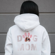 Chien Maman Paw Photo personnalisée Photo Rose-gol
