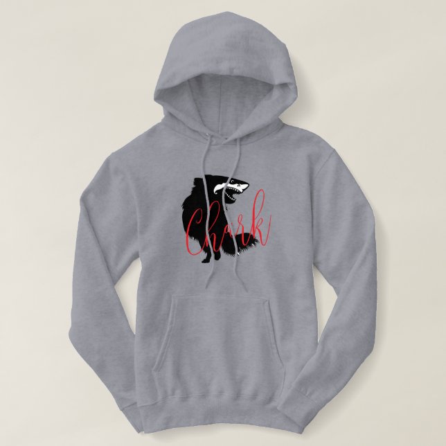 Pull À Capuche Chihuahua + requin = Chark (Design devant)