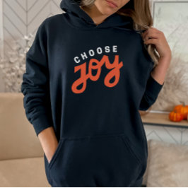Pull À Capuche Choisir Joie Retro Flair Athlétique Chrétienne Fem