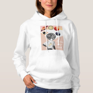 Pull À Capuche Choose Your Mood Galaxy Astronaut Space Poster