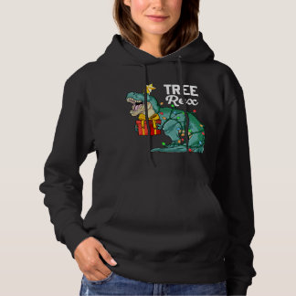 Pull À Capuche Christmas Dinosaur Tree Rex Cute Boys Kids TRex Xm