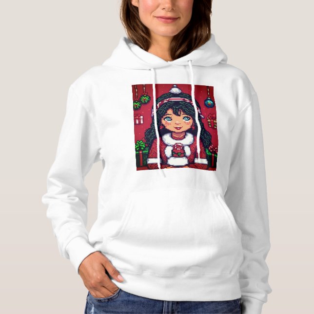Pull À Capuche Christmasgirl Sweatshirt (Devant)
