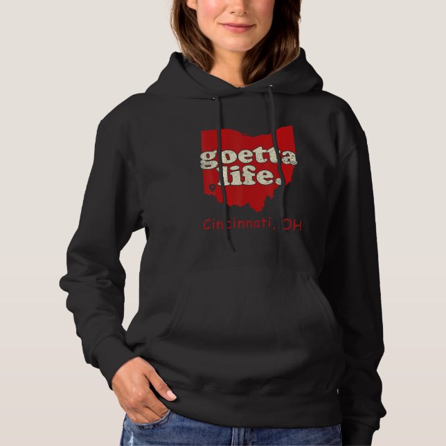 Pull À Capuche Cincinnati Cincinnati Alimentation Goetta Life (Devant)