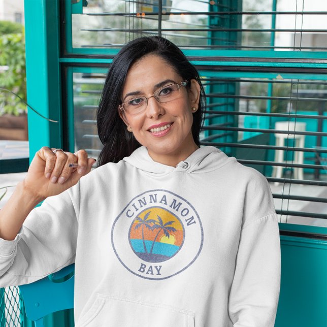 Pull À Capuche Cinnamon Bay, St. John, Usvi Faded Classic Style (Créateur téléchargé)