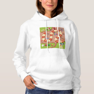 Pull À Capuche Circuit de course coloré pour enfants
