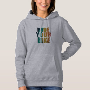 Pull À Capuche Citation de VTT motivationnelle - Cyclisme drôle