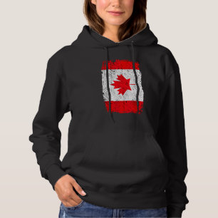 Pull À Capuche Citoyen canadien de la feuille d'érable en détress