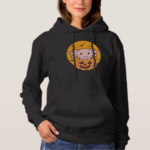 Pull À Capuche Citrouille Axolotl Amateurs De Beaux Animaux Pour
