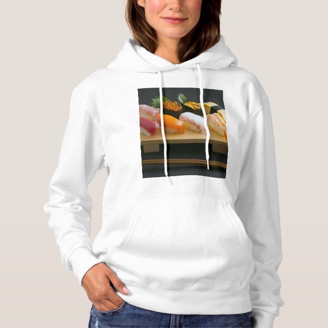 Pull À Capuche Classic Wooden Sushi Set Hoodie (Devant)