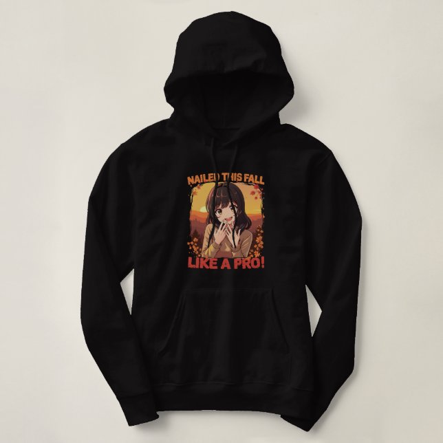 Pull À Capuche Cloué cet automne comme un pro ! (Design devant)