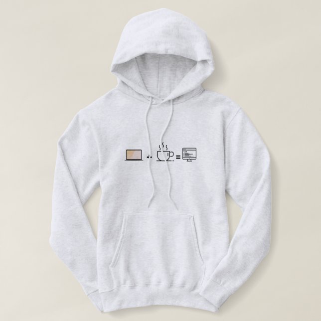 Pull À Capuche codeur (Design devant)