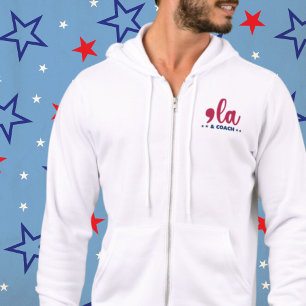 Pull À Capuche Comma la & Coach-Kamala Harris Tim Walz Full-Zip