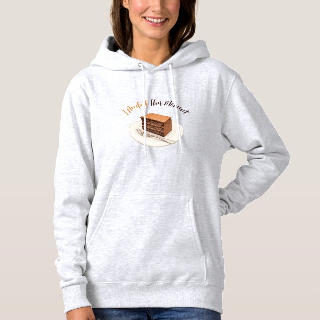 Pull À Capuche Conception de cadeau pour amateur de desserts (Devant)