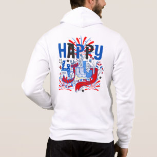 Pull À Capuche Conception de célébration patriotique du 4 juillet