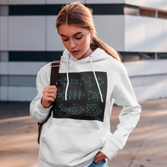 Pull À Capuche Conception de circuit fléché de technologie futuri (Créateur téléchargé)