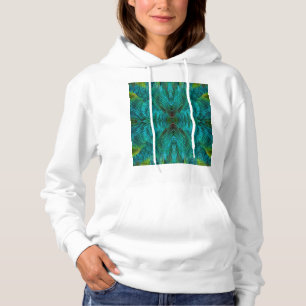 Pull À Capuche Conception de plume de kaléidoscope