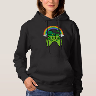 Pull À Capuche Contrôleur de jeu vidéo irlandais St Patrick Day G