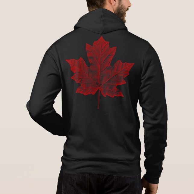 Pull À Capuche Cool Canada Veste Homme's Canada Souvenir Jogger (Dos)