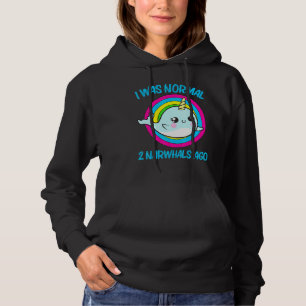 Pull À Capuche Cool Narwhal Pour Hommes Femmes Arc En Ciel Tusk M