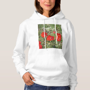 Pull À Capuche Corfou Red Poppies