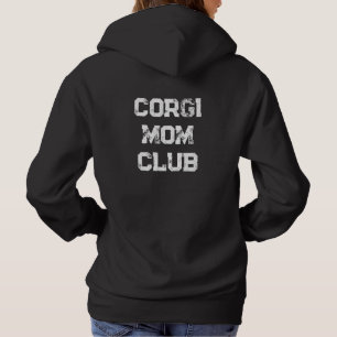 Pull À Capuche 'Corgi Mom Club' Amoureux des Chiens Classique Pen