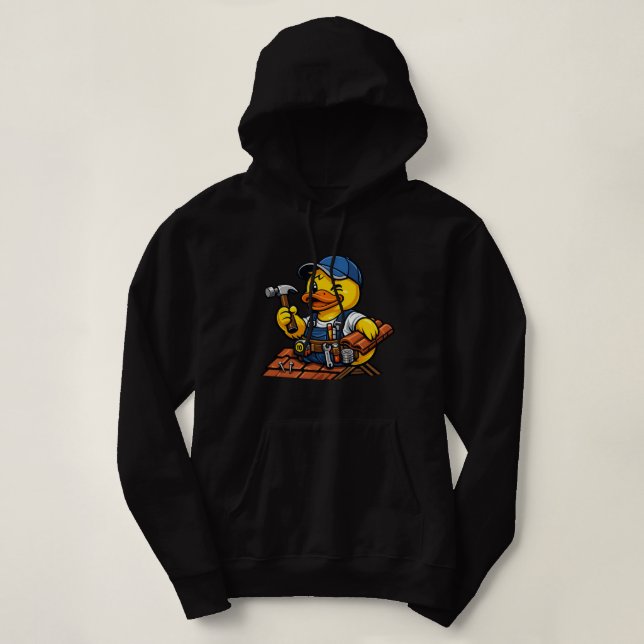 Pull À Capuche Couvreur Canard en Caoutchouc (Design devant)