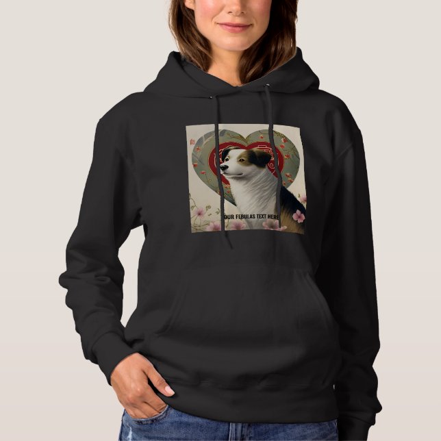 Pull À Capuche Créez votre propre texte personnalisé personnalisé (Devant)