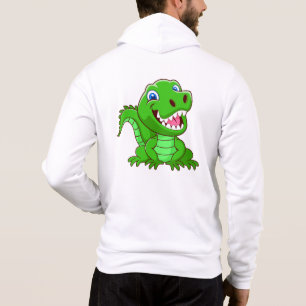 Pull À Capuche Crocodile Dessin Animé Souriant-64836