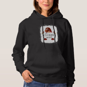 Pull À Capuche Cuisine Gnome Buffalo Plaid Christmas Light Bleach