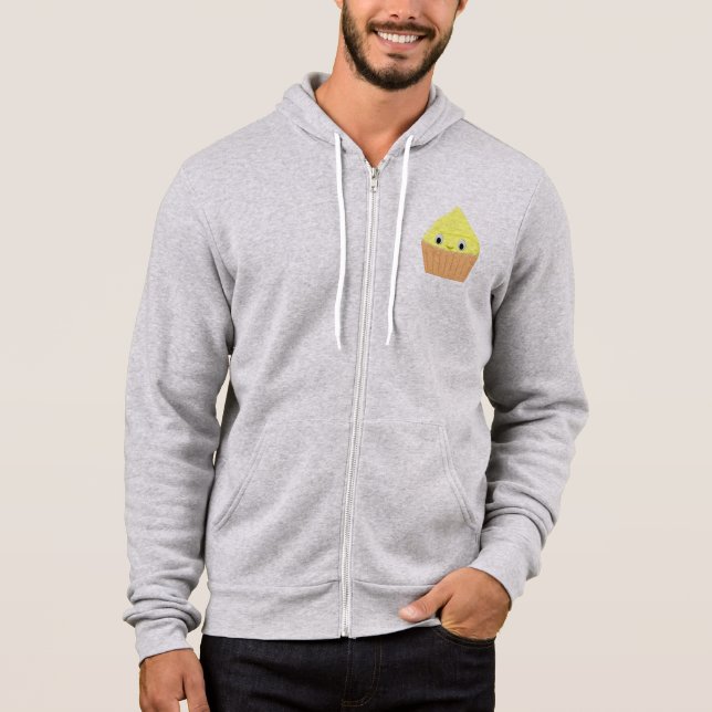 Pull À Capuche Cute Cartoon Citron Cupcake (Devant)