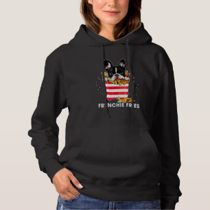 Pull À Capuche Cute Frenchie Fries Français Bulldog Chien Proprié