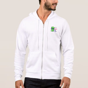 PULL À CAPUCHE CUTE MEOW CAT AVEC ALIEN
