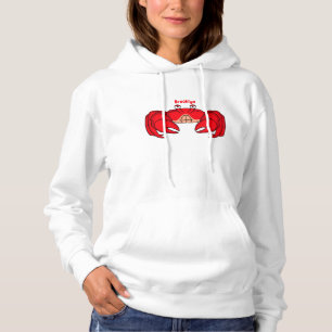 Pull À Capuche Cute red crab cartoon