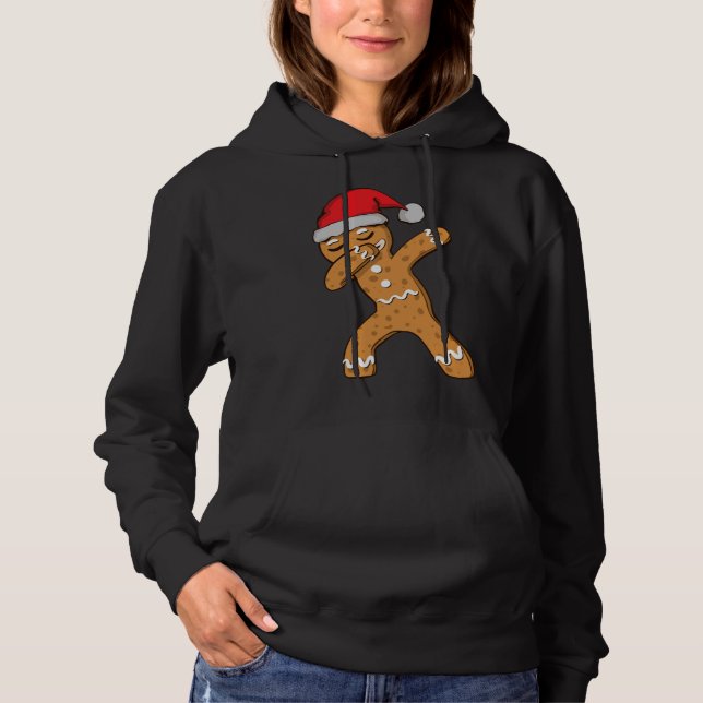 Pull À Capuche Dabab Gingerbread Homme Noël (Devant)