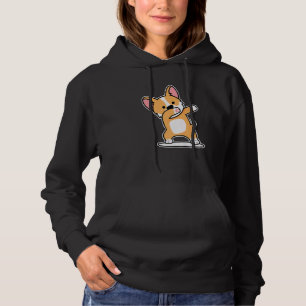 Pull À Capuche Dabbing Corgi Tee Pour Les Amateurs De Corgi Ados 