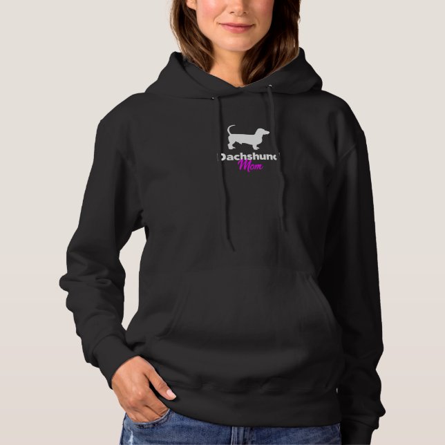 Pull À Capuche Dachshund Maman (Devant)