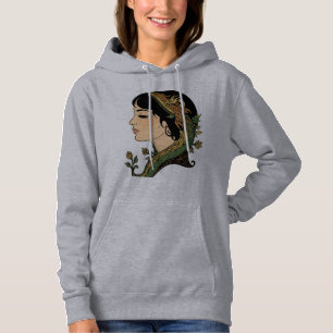 Pull À Capuche Dame aux Cheveux de Dragon – Femme de Fantaisie Pe