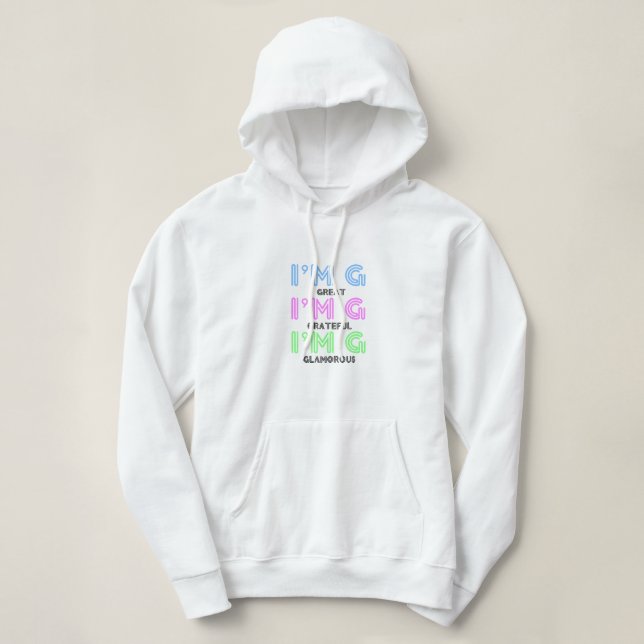 Pull À Capuche Dames capuche 3G (Design devant)