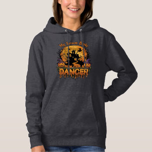 Pull À Capuche Danseur de balai cassé Halloween Maison hantée Cit