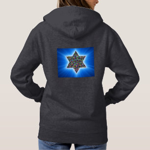 Pull À Capuche David Star fait de pierres précieuses dans toutes