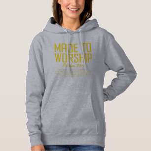 Pull À Capuche Débardeur Made To Worship