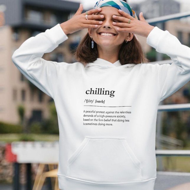 Pull À Capuche Définition Décontractée Relax Moderne Dictionnaire (Créateur téléchargé)