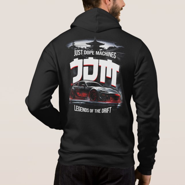 Pull À Capuche Dériver JDM juste Dope Machines Légendes de la dér (Dos)