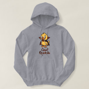 Pull À Capuche dessin personnalisé Cute vampire canard d'Hallowee