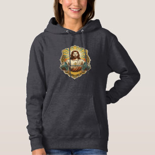 Pull À Capuche Déterminé Jésus Haltère en Fer Lourd Powerlifting 