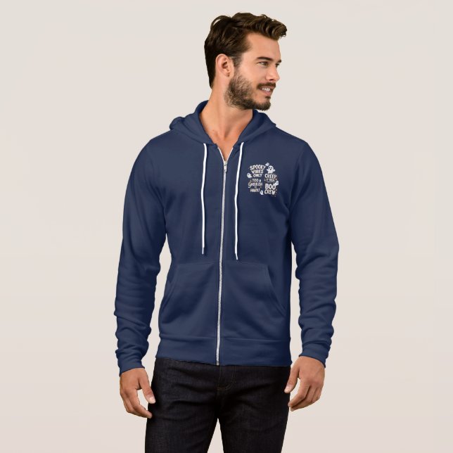Pull À Capuche Devis de saison éffrayante (Devant entier)
