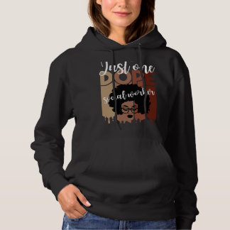 Pull À Capuche Dope Sans Pitié Noir Travailleur Social Afro Afr
